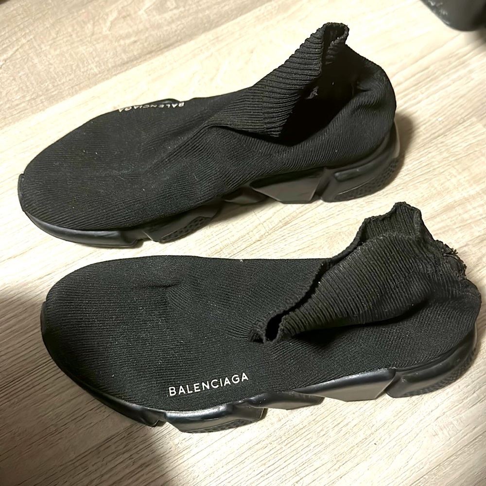 Used balenciaga sock sneakers